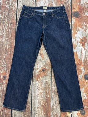 1969 GAP Women’s Curvy Straight  Blue Denim Jeans, Dark Wash Size 14/32A